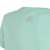 Koszulka adidas Dance Knotted Tee girls Jr HR5817 zielony 164 cm